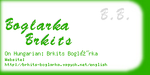 boglarka brkits business card